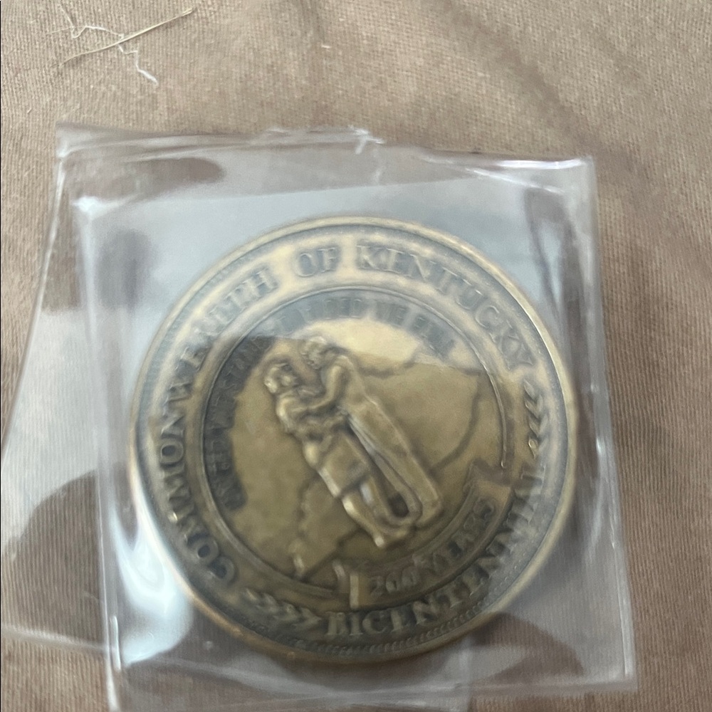 Gold Commonwealth of Kentucky Coin